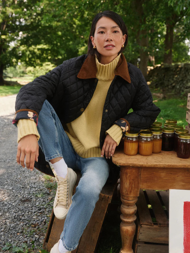 Straw Hannah Wool Blend Turtleneck Sweater | Tuckernuck (US)