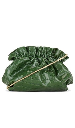 Willa Clutch in Bottle Green Embossed Croc | Revolve Clothing (Global)