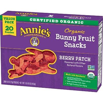 Annie's Berry Patch Fruit Snacks - 16oz/20ct | Target