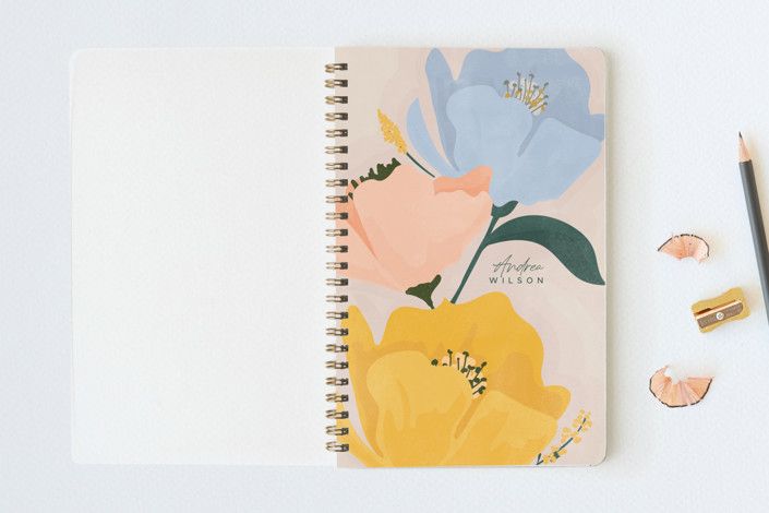 Bold Flowers. Notebooks, Day Planners, or Address Books | Minted