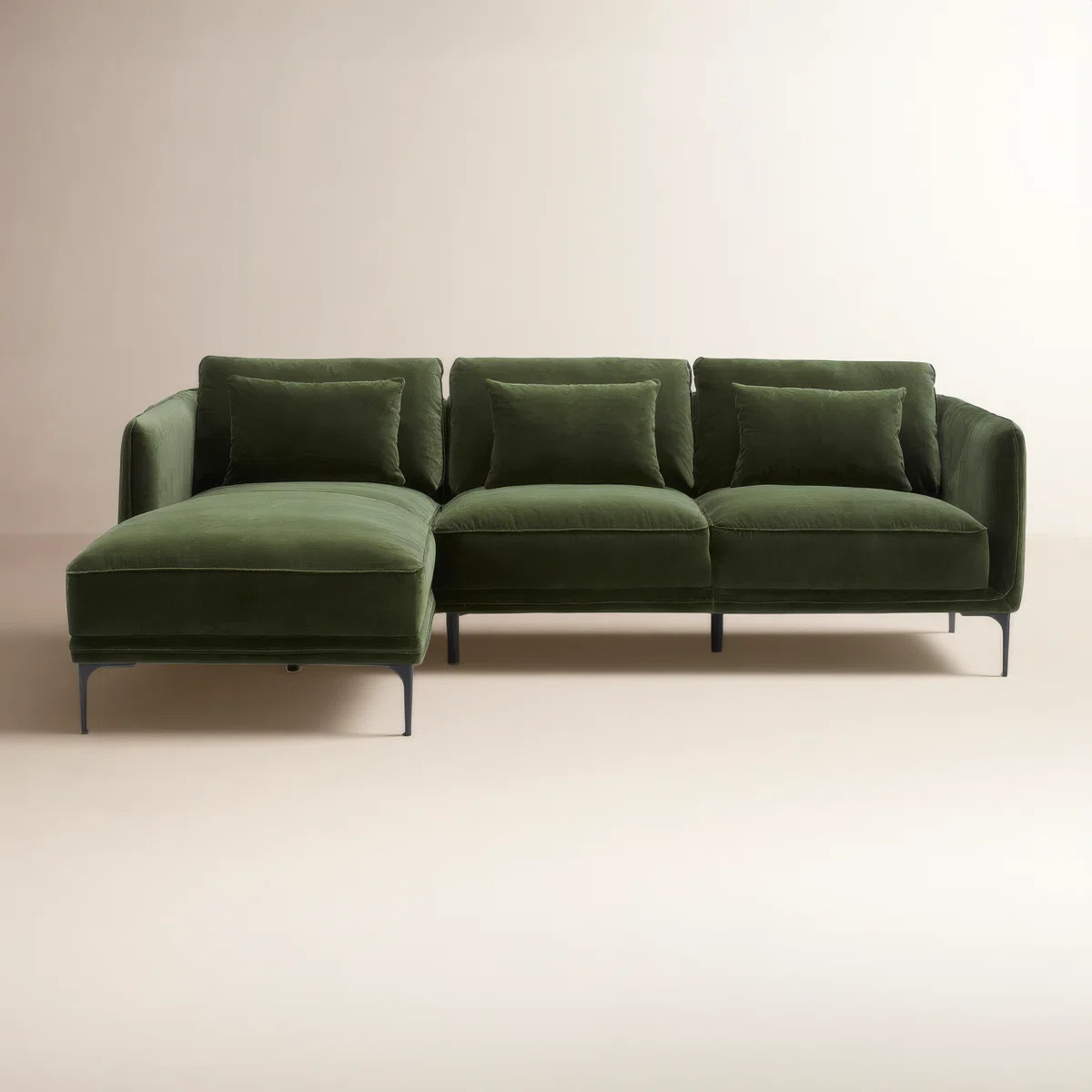 Rae 2-Piece Upholstered Sectional with Chaise | Wayfair North America