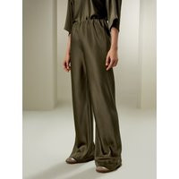 LILYSILK Silk Pants for Ladies - Pine Mulberry Silk - Versatile for All Occasions Elasticised Waistband Pants Petite 14 | LilySilk