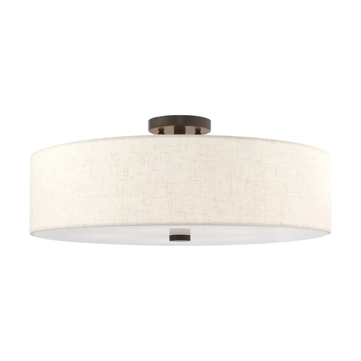 Flaire Fabric Semi Flush Mount | Wayfair North America