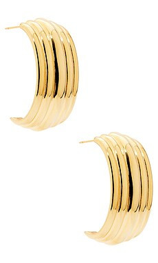MEGA Large Waterfall Earring in 14k Yellow Gold Plated from Revolve.com | Revolve Clothing (Global)