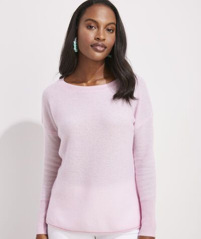 Seaspun Cashmere Textured Pop Crew | vineyard vines