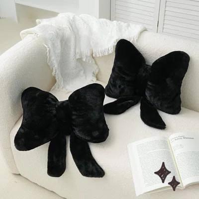 2 Pcs Coquette Bow Throw Pillows Cute Bowknot Plush Pillow Coquette Home Decor Stuffed Decorative Bow Lumbar Pillow Loft Bed Decor Accessories | Wayfair North America