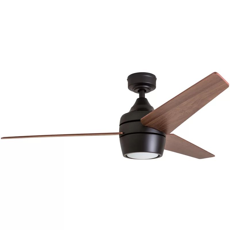 21" Ares LED Propeller Ceiling Fan with Remote Control and Light Kit Included | Wayfair North America