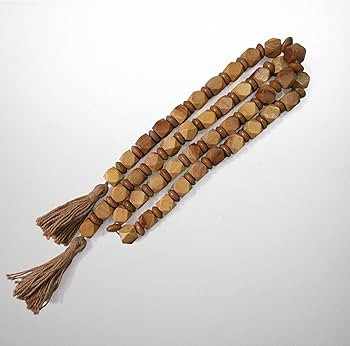 Decorative Wood Beads Garland 72 InchNatural Color for Christmas Tree Decor, Table Décor Modern ... | Amazon (US)