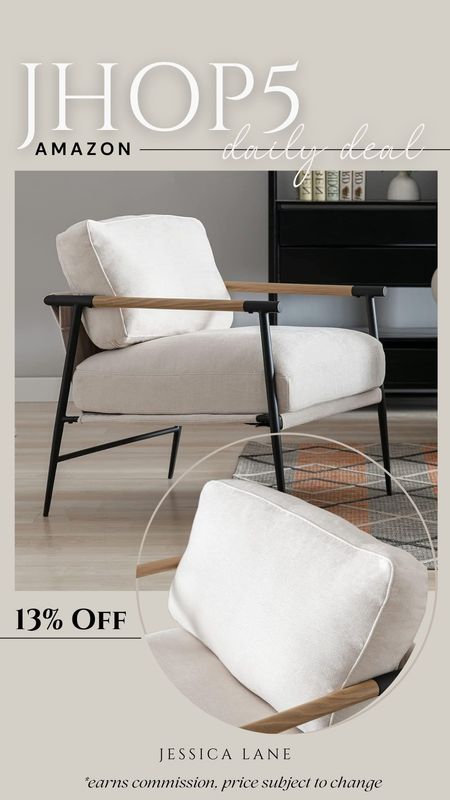 Amazon daily deal, save 13% on this gorgeous mid-century modern accent chair.Accent chair, mid-century modern chair, Amazon home, Amazon deal, living room furniture

#LTKSaleAlert #LTKHome #LTKStyleTip