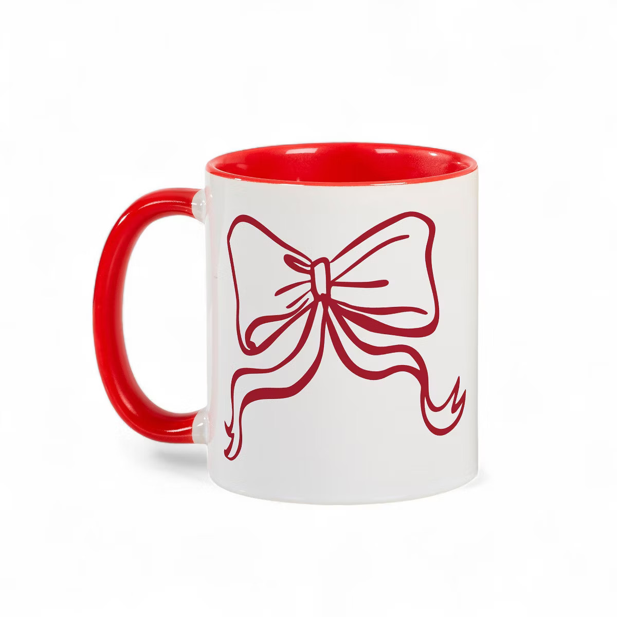 Personalization Mall Christmas Bow Coffee Mug | Target