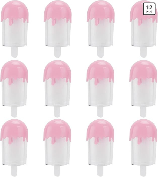 12Pcs Candy Jars,Ice Cream Shaped Candy Box Favor Box Container for Plastic Birthday Treat Contai... | Amazon (US)