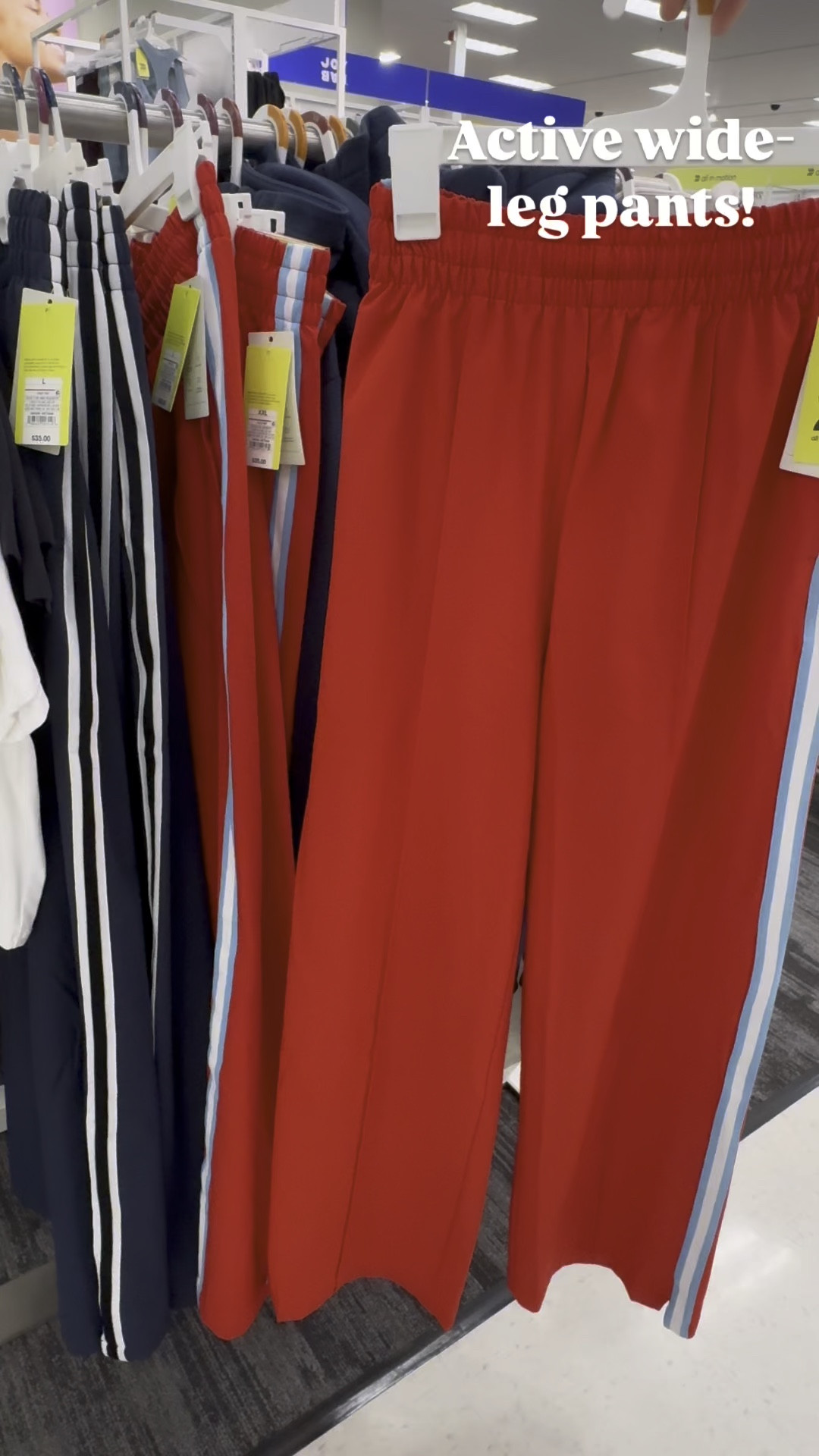 New at Target! Wide leg activewear pants! Red and navy blue!



#LTKFitness #LTKFindsUnder50 #LTKActive