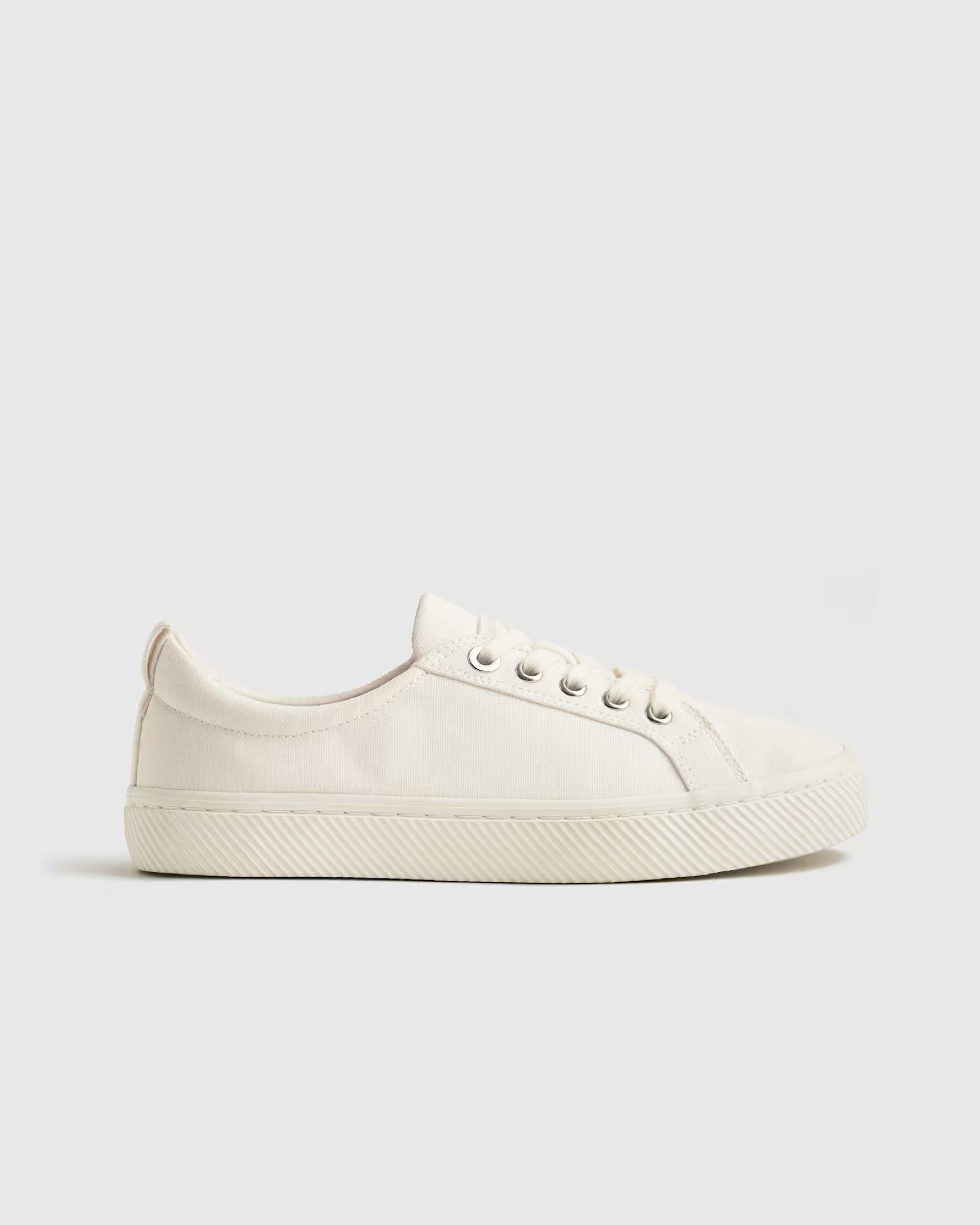 Eco Cotton Canvas Everyday Sneaker in White | Quince