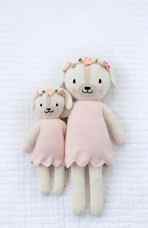 cuddle+kind cuddle + kind Dog Stuffed Animal in Pink at Nordstrom, Size Regular | Nordstrom