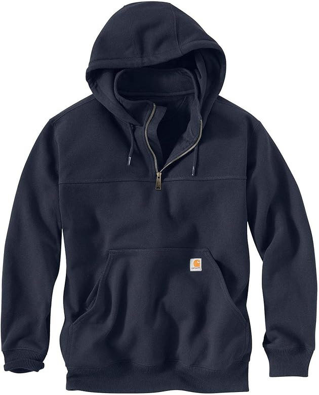 Carhartt Men's Rain Defender Loose Fit Heavyweight Quarter-Zip Sweatshirt | Amazon (US)