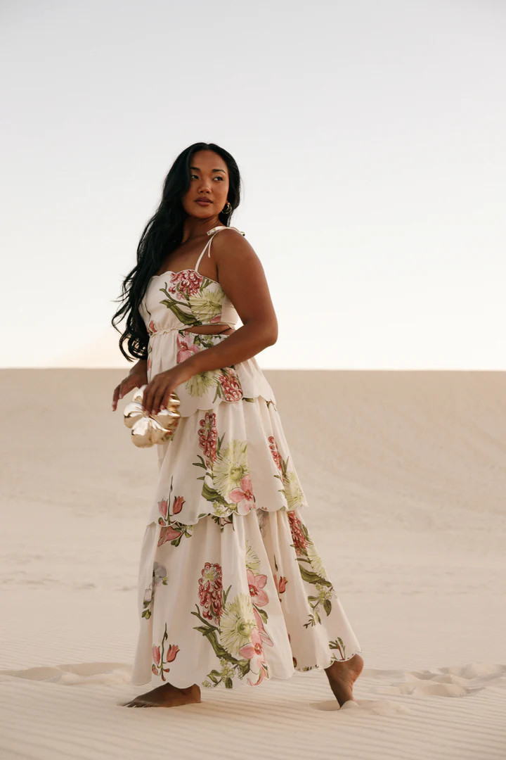 Adelaide Maxi Dress - Native Flora | Petal & Pup (AU)