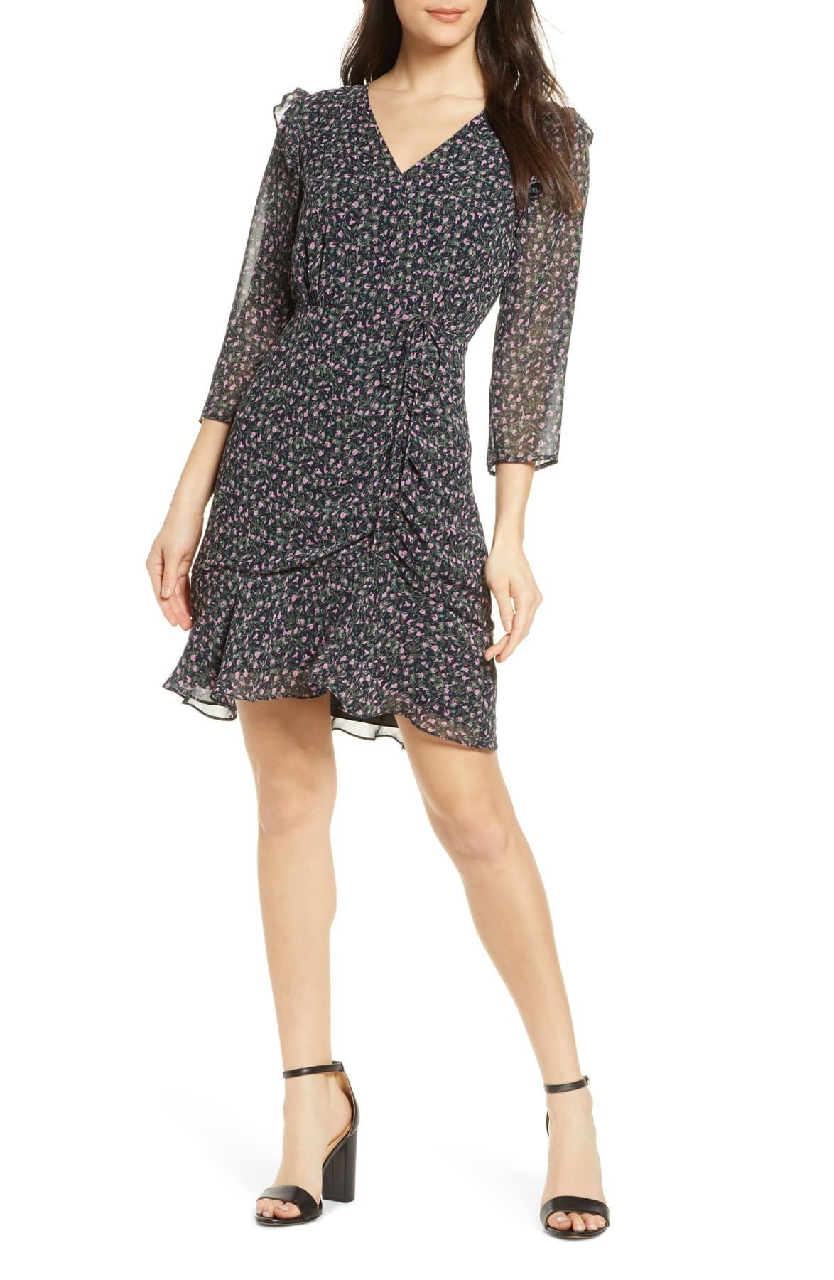 Sam Edelman | Ditzy Floral Ruched Dress | Nordstrom Rack | Nordstrom Rack