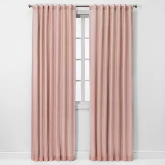 Voile Overlay Blackout Window Curtain Panel - Threshold™ | Target
