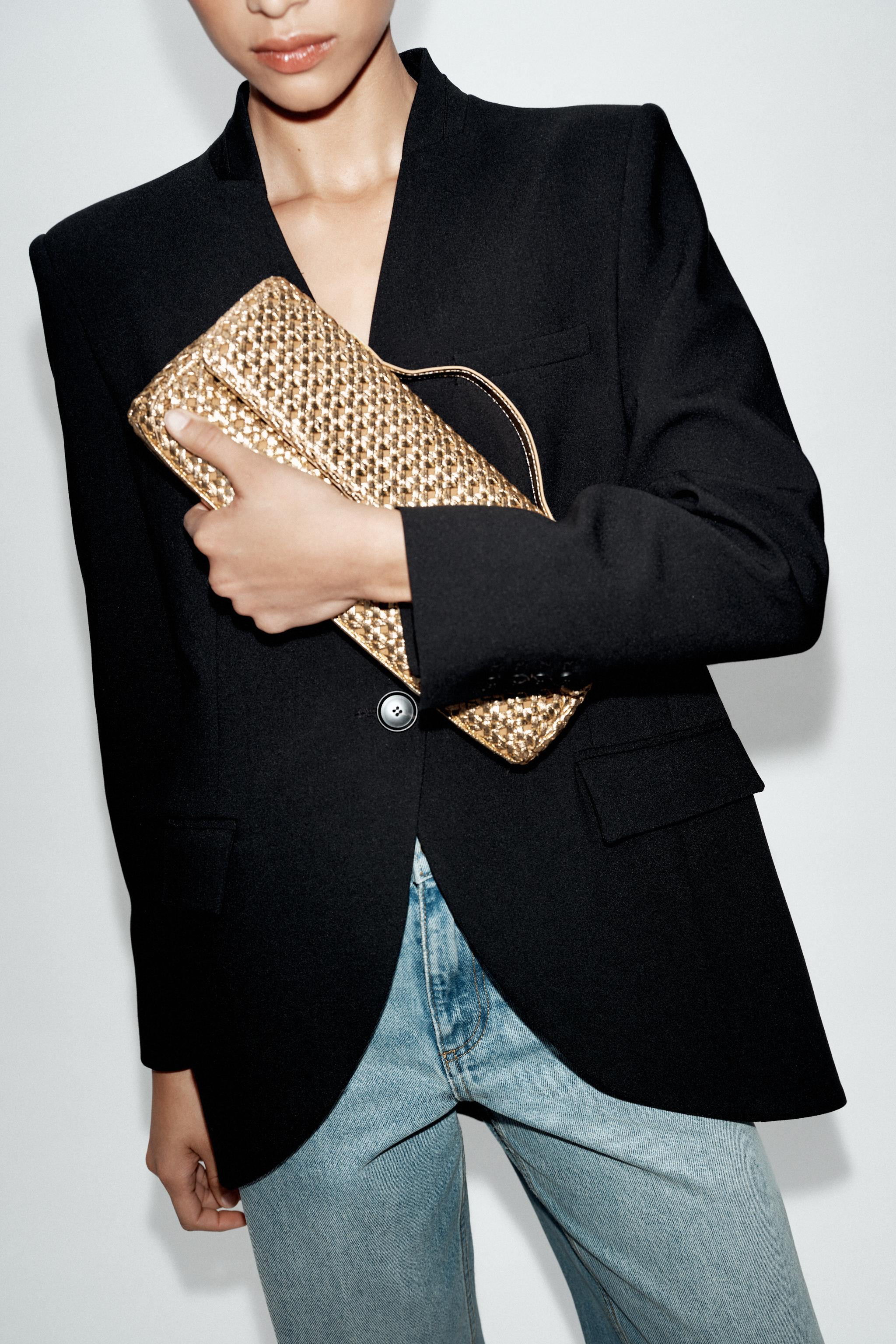 BRAIDED CLUTCH BAG | Zara UK