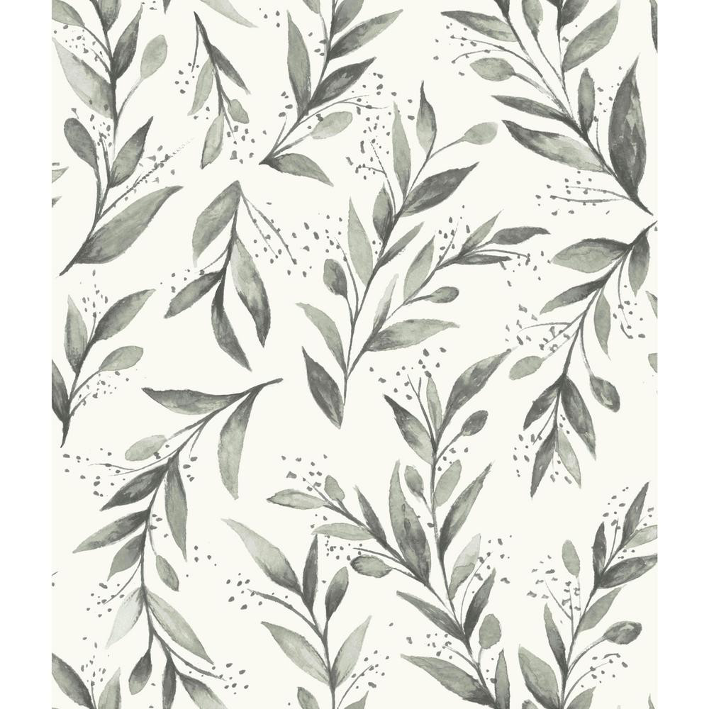 Magnolia Home by Joanna Gaines 56 sq.ft. Olive Branch Wallpaper ME1537 - The Home Depot | The Home Depot