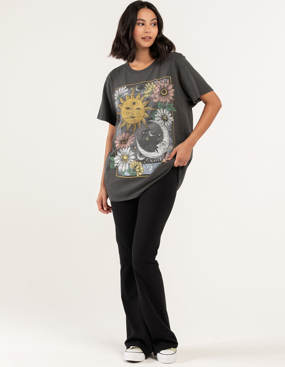 O'NEILL Bewitched Womens Oversized Tee - WASHED BLACK | Tillys | Tillys