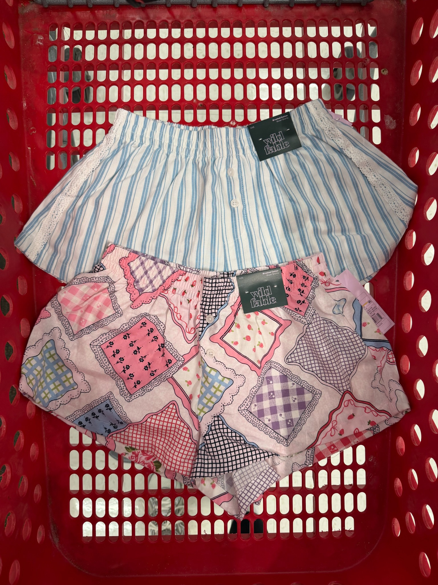 These Wild Fable™ Boxer Pajama Shorts feel like that perfect mix of nostalgic and current. The relaxed boxer silhouette keeps them airy and easy, while the soft stripes and patchwork-inspired prints give subtle vintage charm without feeling overly sweet. The elastic waistband and button detail lean into that classic borrowed-from-the-boys feel, but the colors make them playful and fresh for the season. Perfect for slow mornings, coffee on the couch, or styled with a simple tank and sneakers for an effortless lounge look that still feels put together.
date night outfits, winter denim, vacation outfits beach, work outfits, resort wear, easter basket boys, plus size fashion, business casual workwear, sunday hoodie, rodeo outfit inspo, women’s pajama shorts, boxer style shorts, wild fable lounge, spring pajamas women, comfy cute loungewear, sleepwear essentials 

 #LTKdayinmylife #LTKgrwm #LTKootd