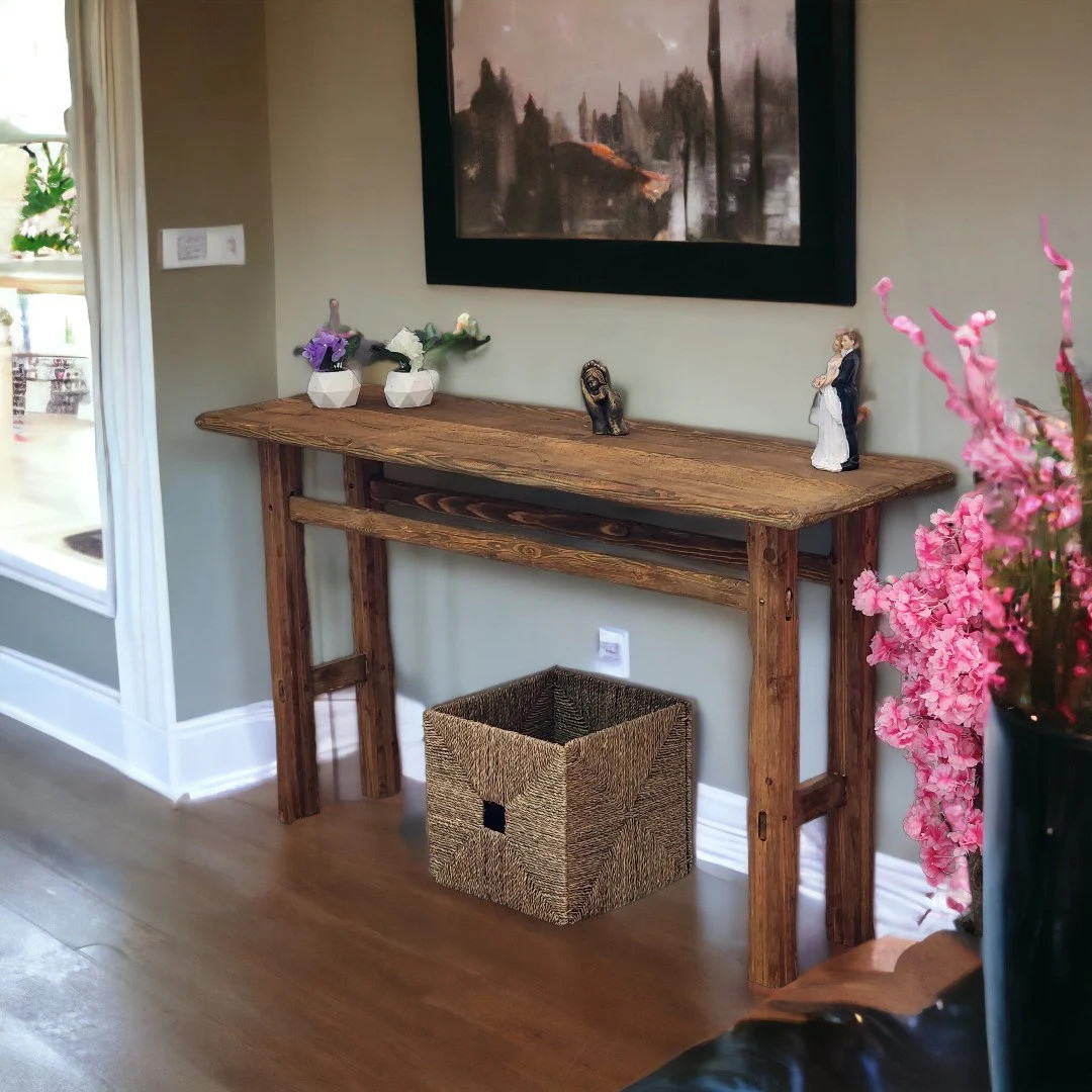 Console Table  Hallway Unique Entryway Narrow Floating Live - Etsy | Etsy (US)