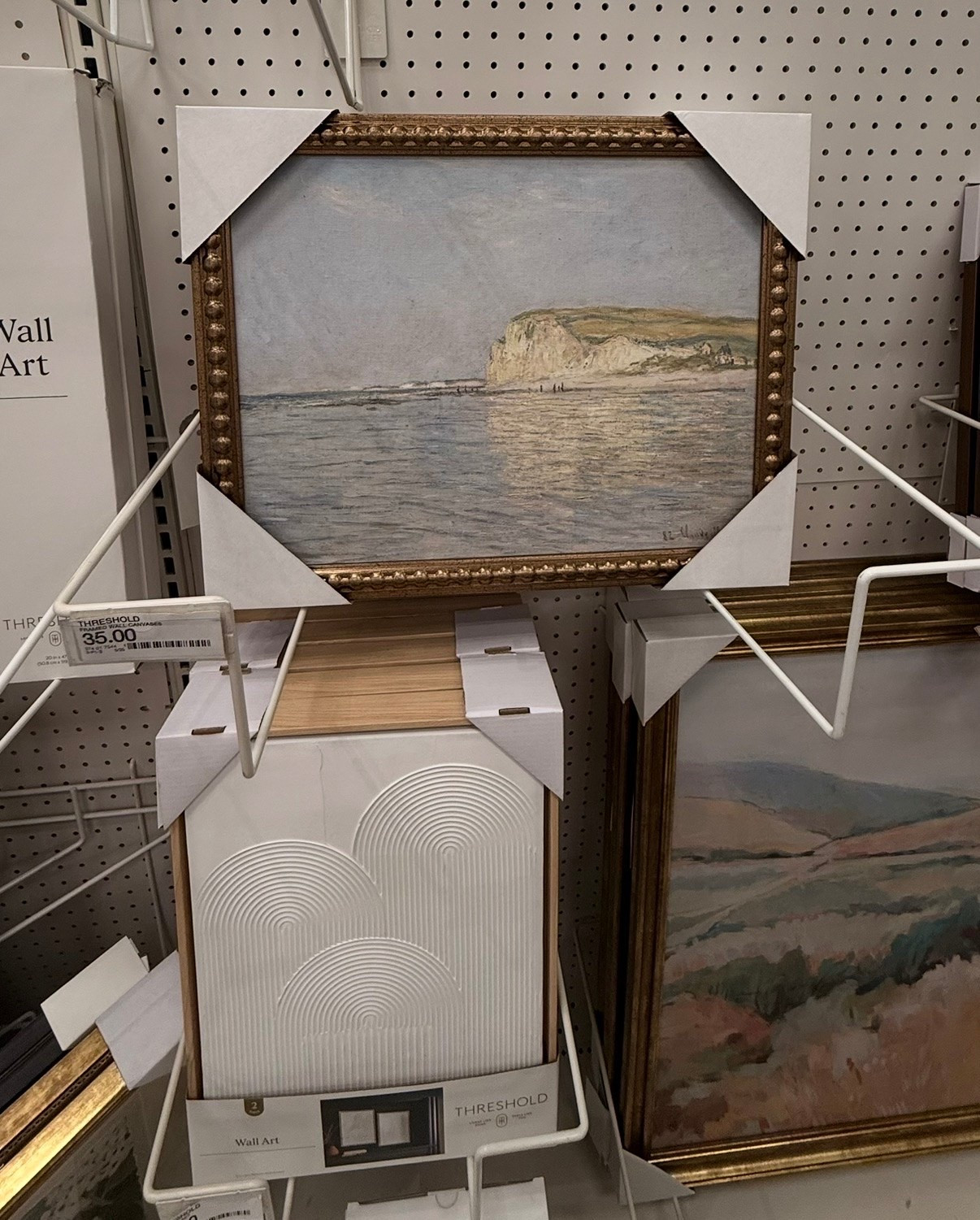 Target wall art find that looks SO much more expensive than $35 😍 This Threshold framed canvas has that vintage coastal landscape look — giving art gallery vibes without the price tag. Perfect for a living room gallery wall, entryway, or above the console table. The gold beaded frame detail makes it feel so much more elevated! Coastal grandmother meets organic modern 🌊🖼️

#targetfinds #targethome #thresholdtarget #affordablewallart #coastalgrandmother #organicmodernhome #gallerywall #targetwallart #homedecorfinds #budgetdecor #targetstyle #interiordecor #vintagestyleart #livingroomdecor #coastalhome
