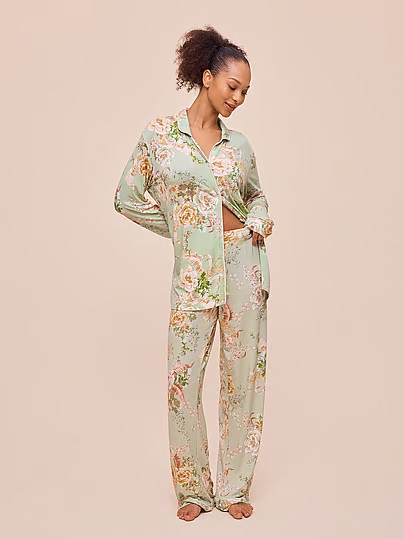 Papinelle Kate Modal Soft Full-Length PJ Set, Floral, S - Women's Pajama Sets - Victoria's Secret | Victoria's Secret (US / CA )