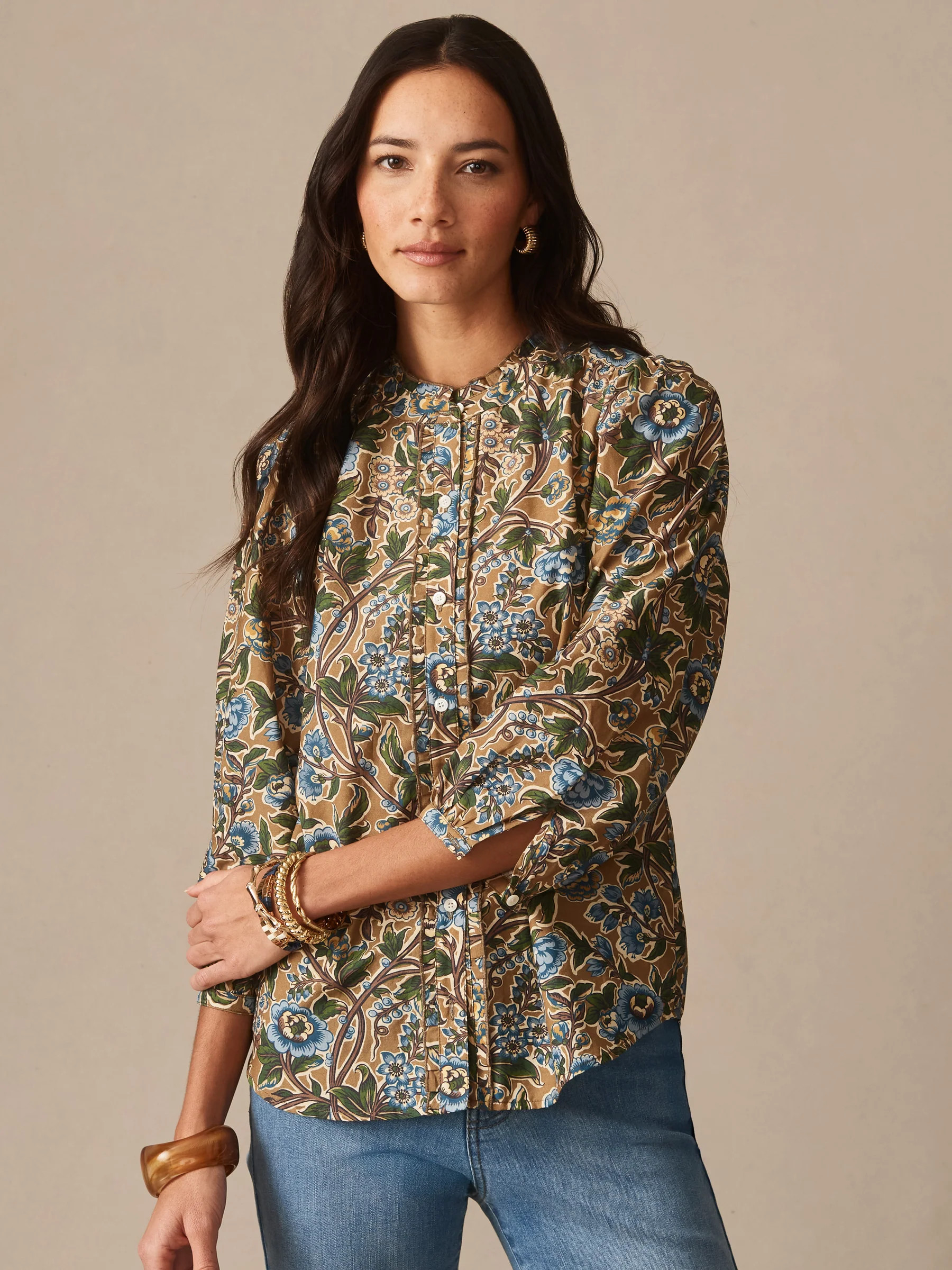 Josette Blouse in Bucolic Blooms | J.McLaughlin