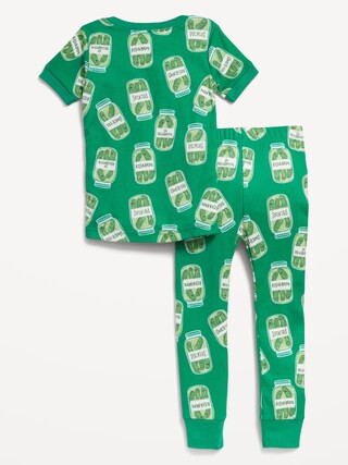 Unisex Printed Snug-Fit Pajama Set for Toddler &amp; Baby | Old Navy | Old Navy (US)