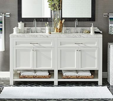 Piedmont 60" Double Sink Vanity | Pottery Barn (US)