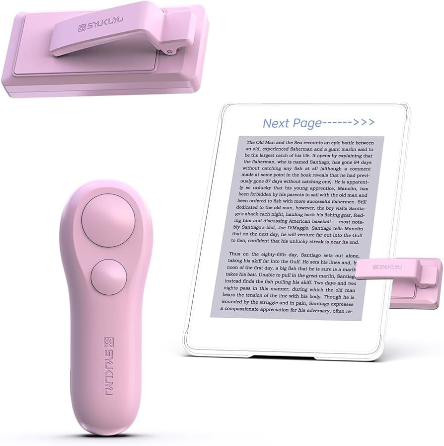 SK SYUKUYU RF Remote Control Page Turner for Kindle Reading Ipad Surface Comics, iPhone Android T... | Amazon (US)