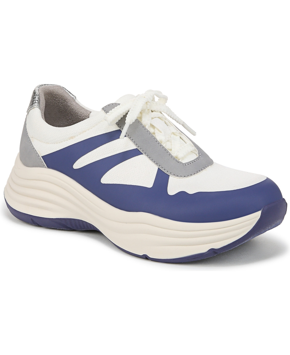 LifeStride Women's Impulse Washable Slip On Sneakers - Skipper Blue Stretch Fabric | Macy's