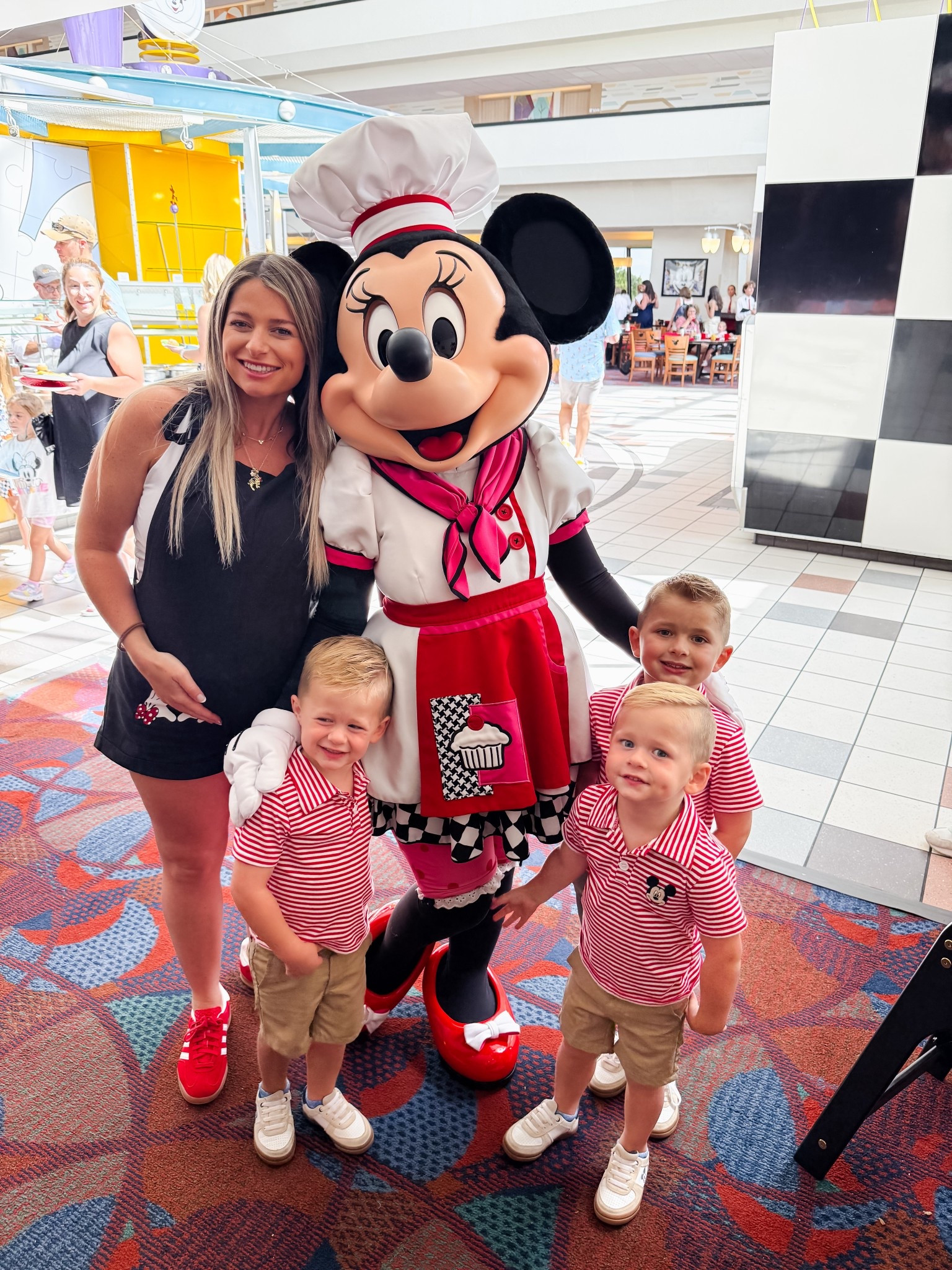 Couldn’t get the boys shirts but linked my adorable romper! The Minnie hands making a heart on the pocket is just the cutest! #disney #romper #mickeymouse #minniemouse #chefmickeys #disneyworld #magickingdom

#LTKTravel #LTKFamily #LTKFindsUnder50