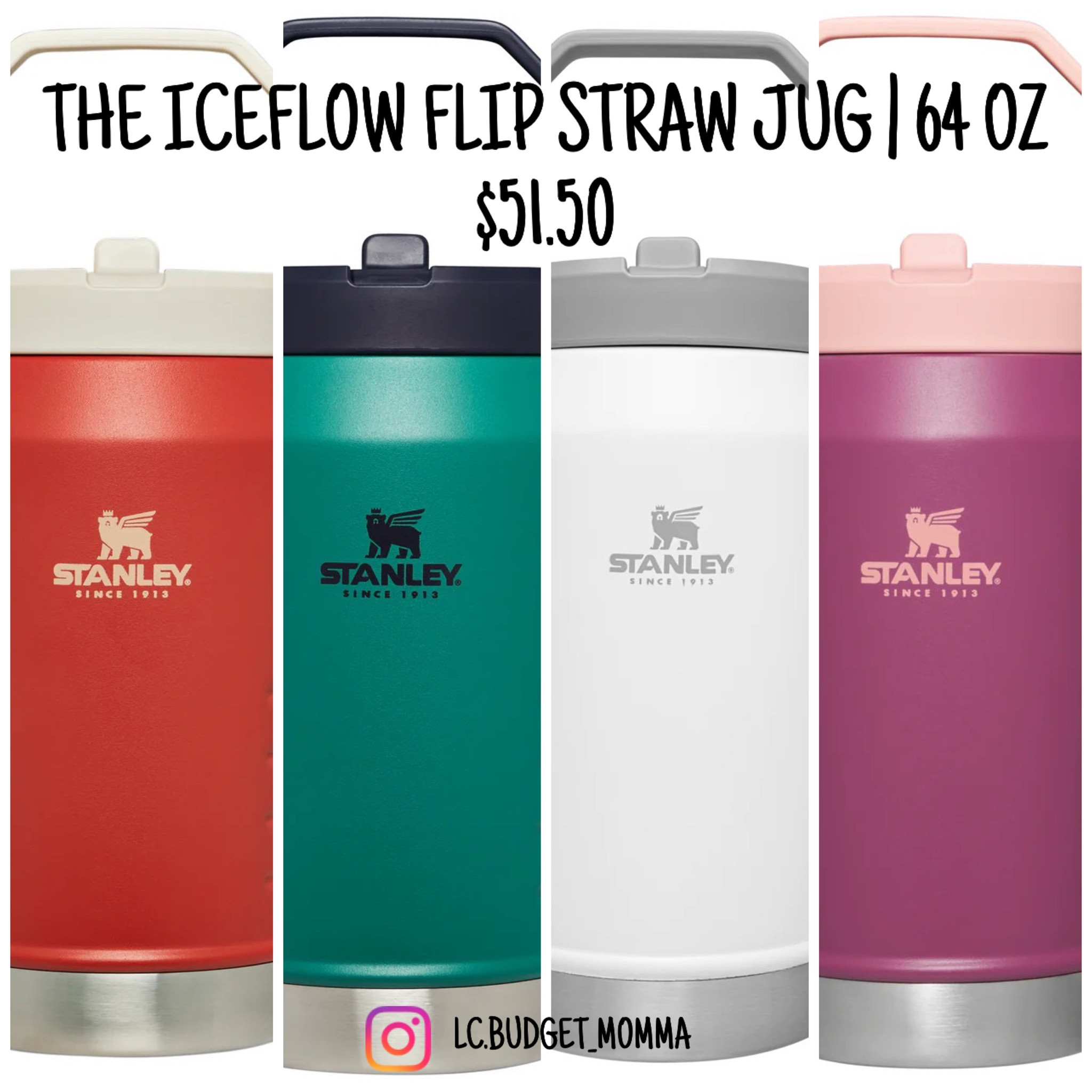 Stanley IceFlow Flip Straw Jug 64oz Lavender