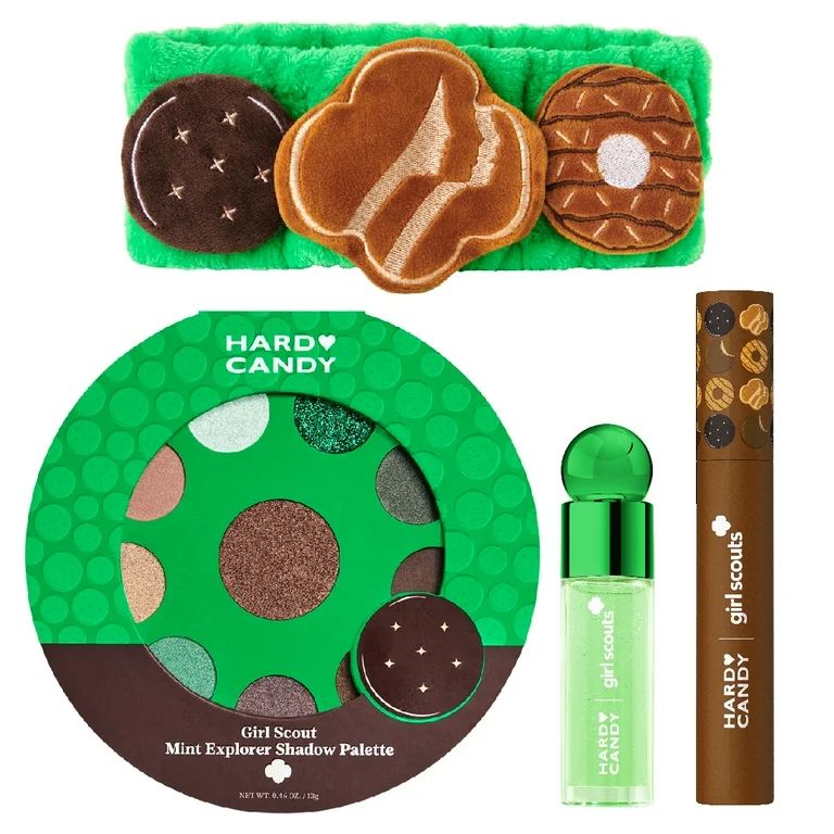 Hard Candy X Girl Scout Mint Explorer Makeup Bag Bundle Limited Edition, Brown & Green - Walmart.... | Walmart (US)