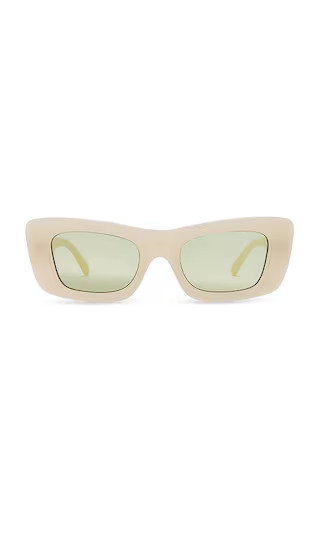 Dopamine Sunglasses in Milky Almond Moss Mono | Revolve Clothing (Global)