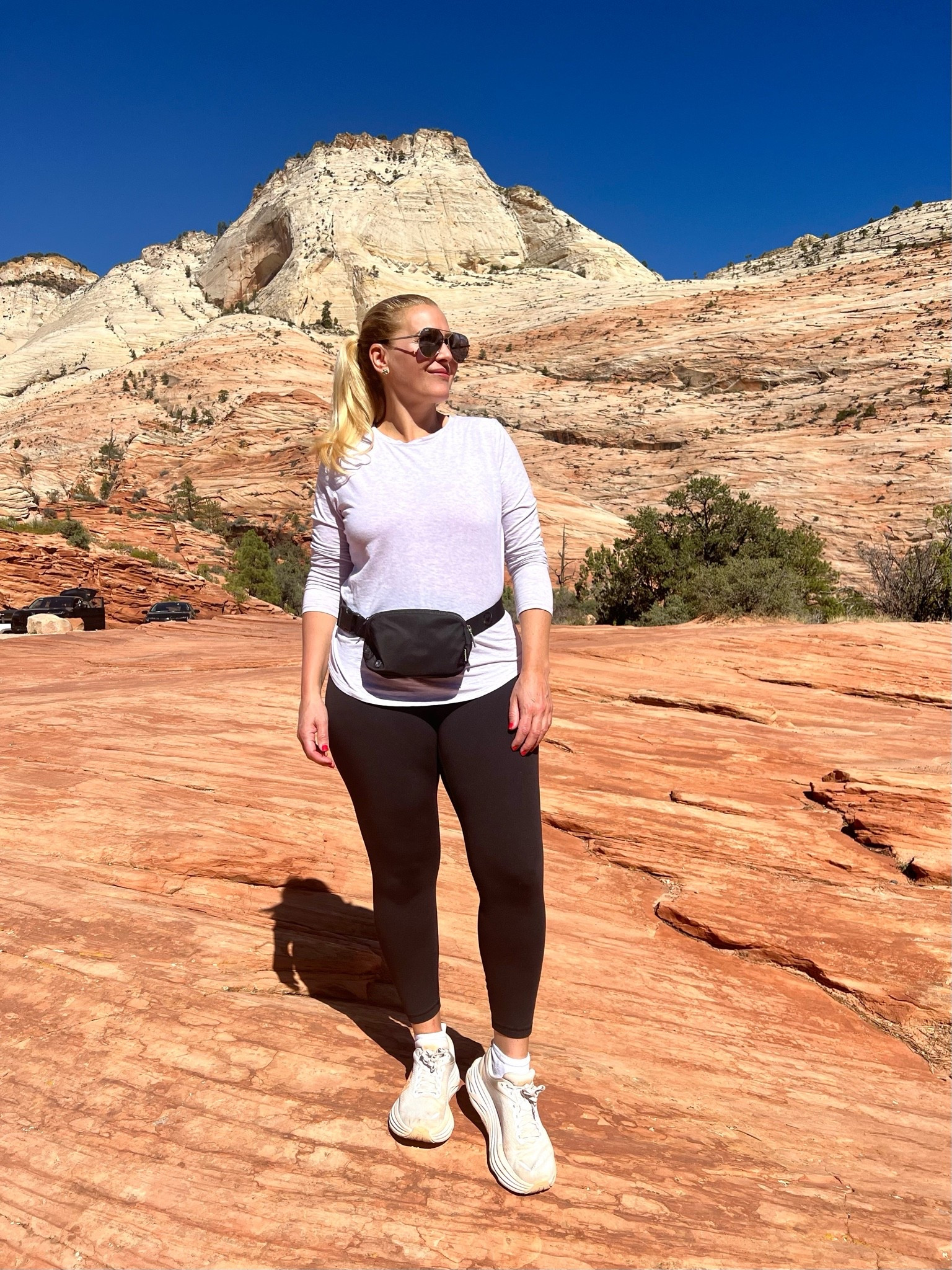 I wore this comfy outfit to hike in Zion National Park, Utah. Wearing a large in everything. Highly recommend! So soft and both the shirt and leggings come in multiple colors.


#LTKSeasonal #LTKOver40 #LTKSaleAlert #LTKTravel #LTKgrwm #LTKootd #LTKMidsize #LTKActive #LTKU #LTKfitnessgoals
