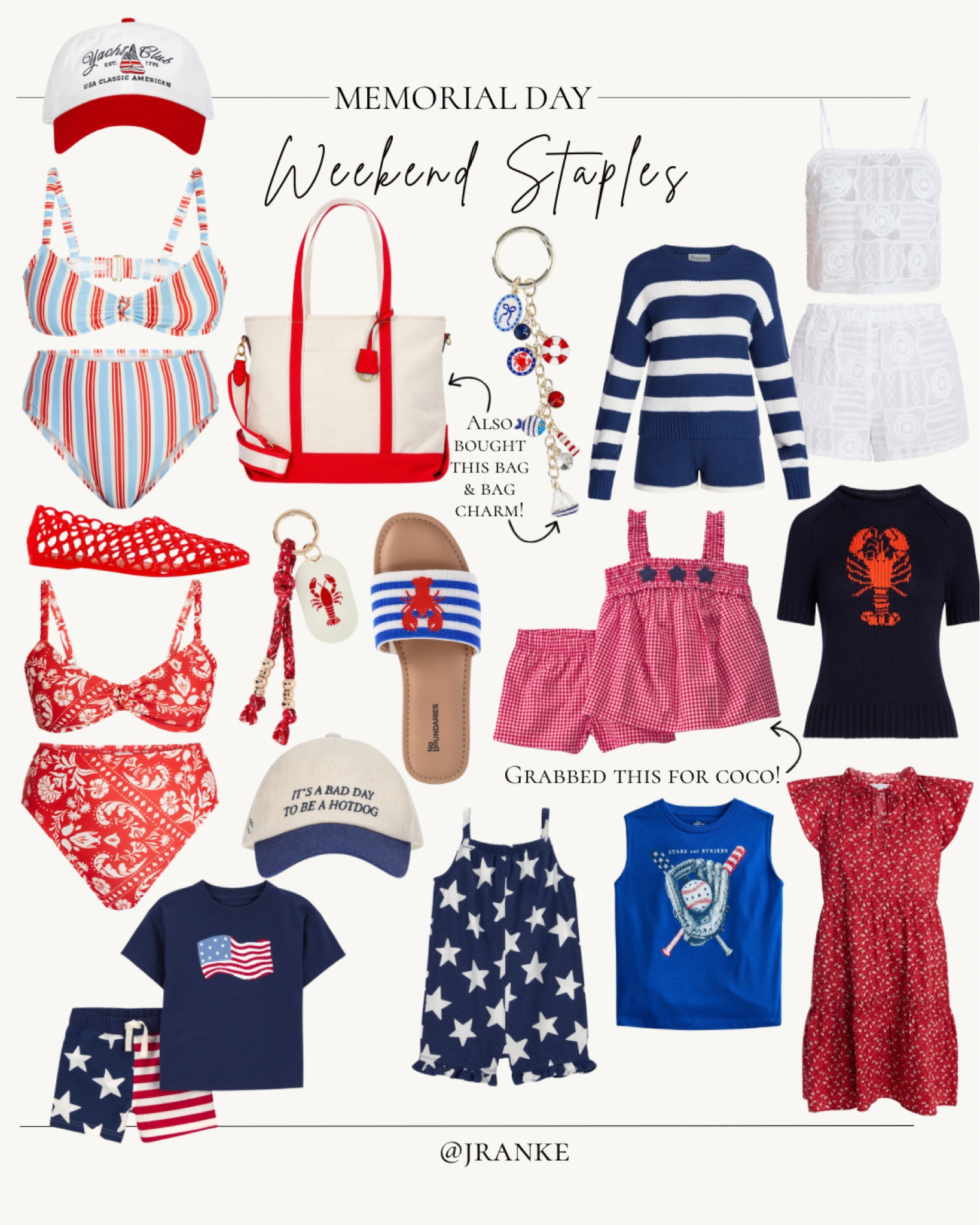 Memorial Day weekend, but make it cute + cozy 🇺🇸✨
Red, white, and blue finds I’m living in lately—easy outfits for chasing kids, beach days, backyard BBQs, and everything in between ❤️🤍💙

Linked all my favorites for you—because festive doesn’t have to mean overthinking it 😉

#memorialdaystyle #walmartfinds #momstyle #summeroutfits #ltkstyle 

#LTKmomlife #LTKKids #LTKootd