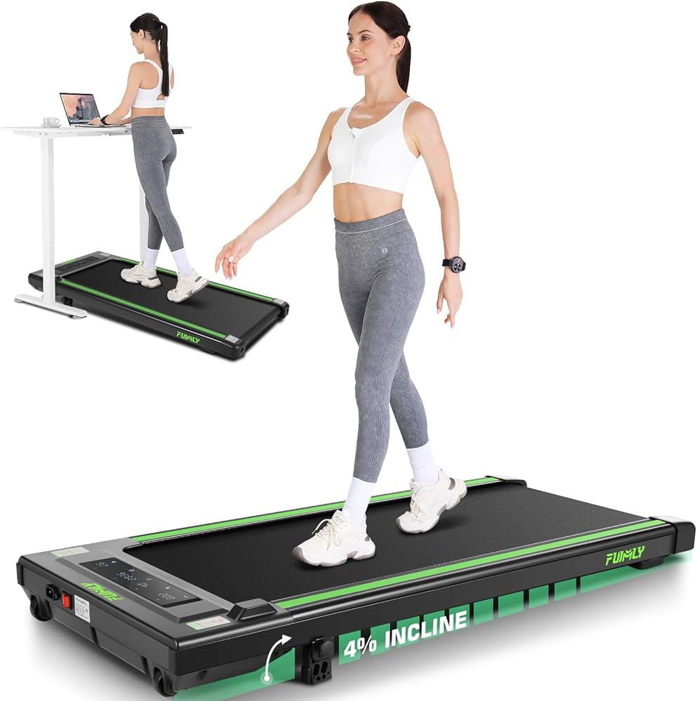 Walking Pad Under Desk Treadmill 2.5HP Folding Treadmill with Incline, 2 in 1 Treadmills for Home... | Amazon (US)