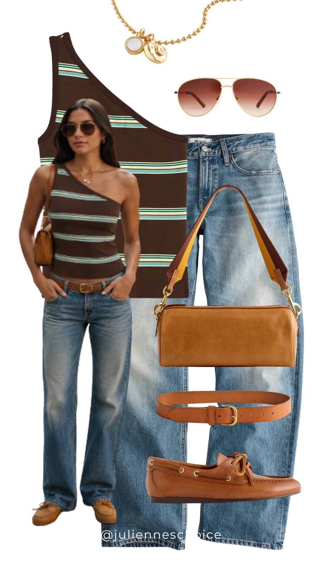Straight-leg jeans on repeat. 👖

Easy summer styling with chocolate brown, a pop of red, creamy neutrals, and simple accessories.

Classic denim, but each look feels completely different.✨julienneschoice  

#StraightLegJeans #DenimOutfit #JeansOutfit #SummerStyle #SummerOutfits #EverydayStyle 

 #LTKxMadewell #LTKootd #LTKSeasonal