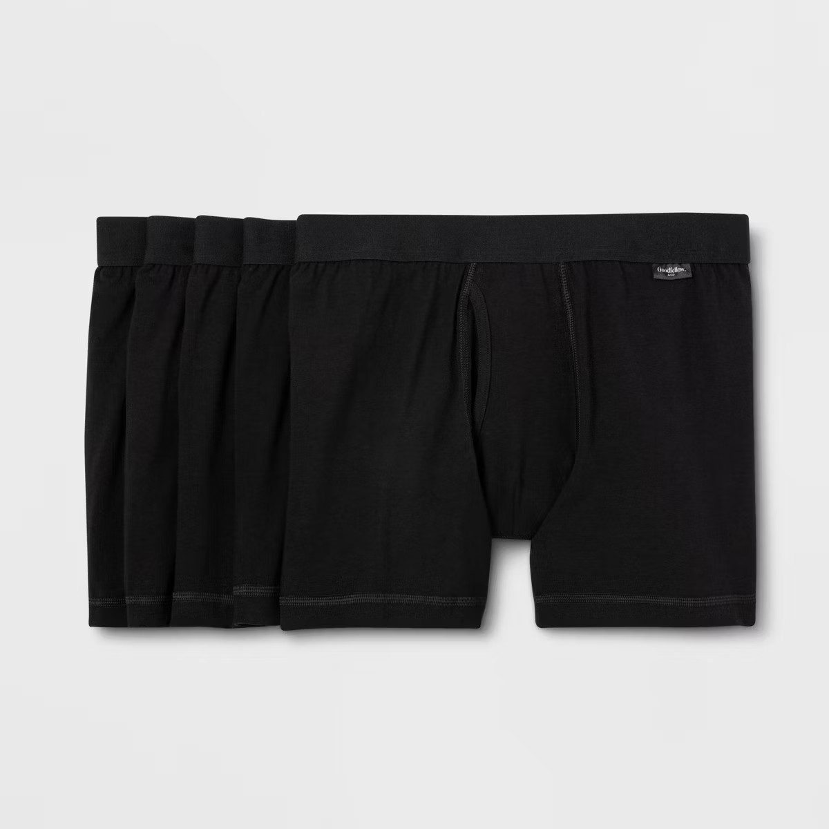 Men's Boxer Briefs 5pk - Goodfellow & Co™ Black/Gray/Navy XXL | Target