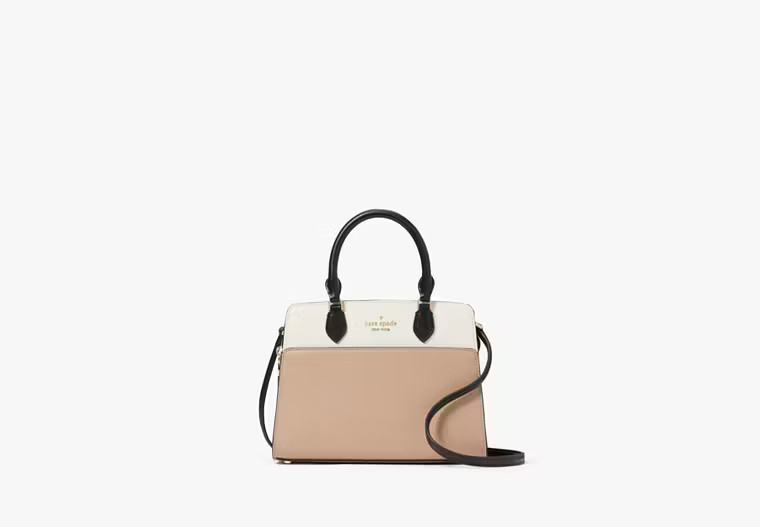 Madison Colorblock Saffiano Leather Small Satchel | Kate Spade Outlet