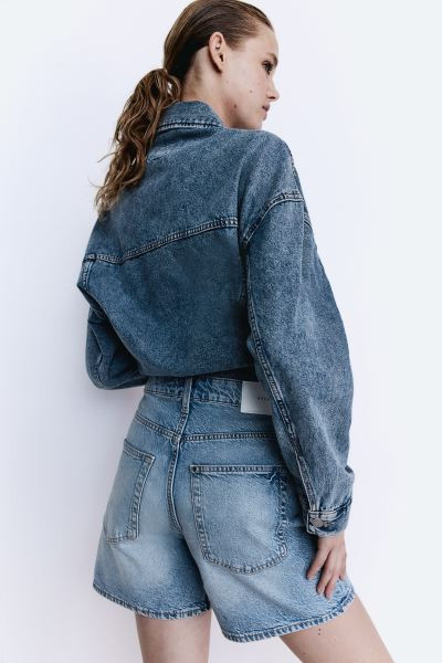 High Bermuda Denim Shorts | H&M (US + CA)