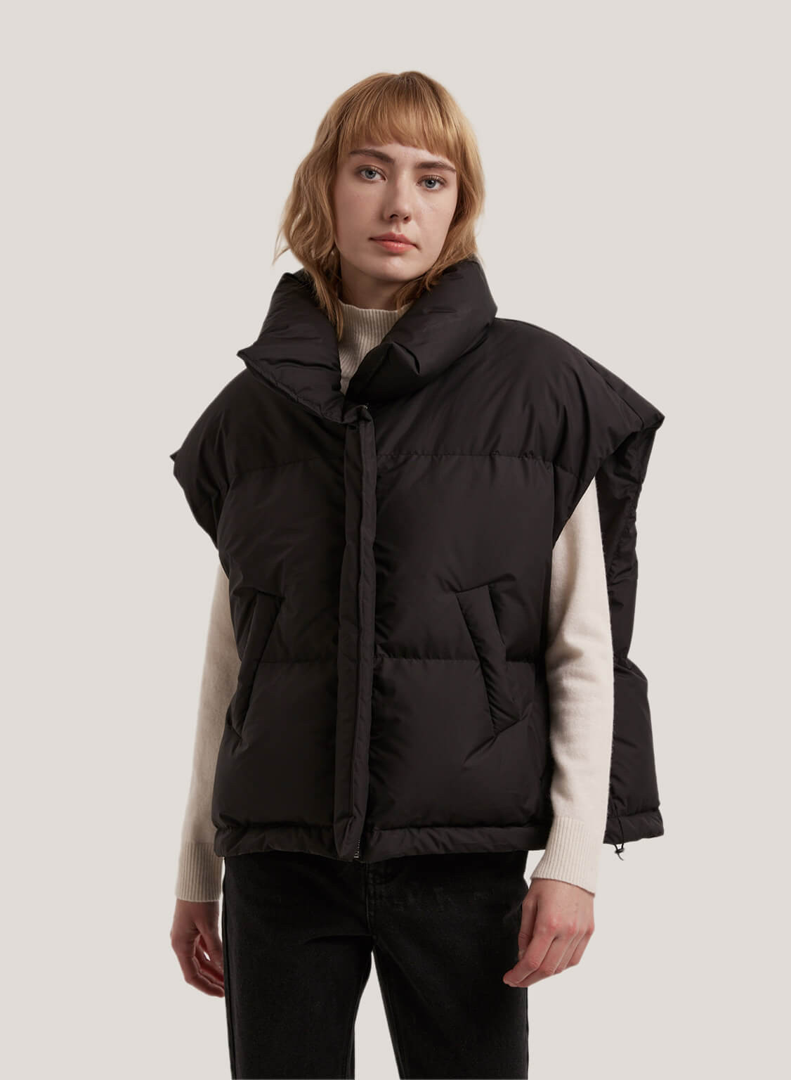 Sleeveless Down Jacket | Gentle Herd