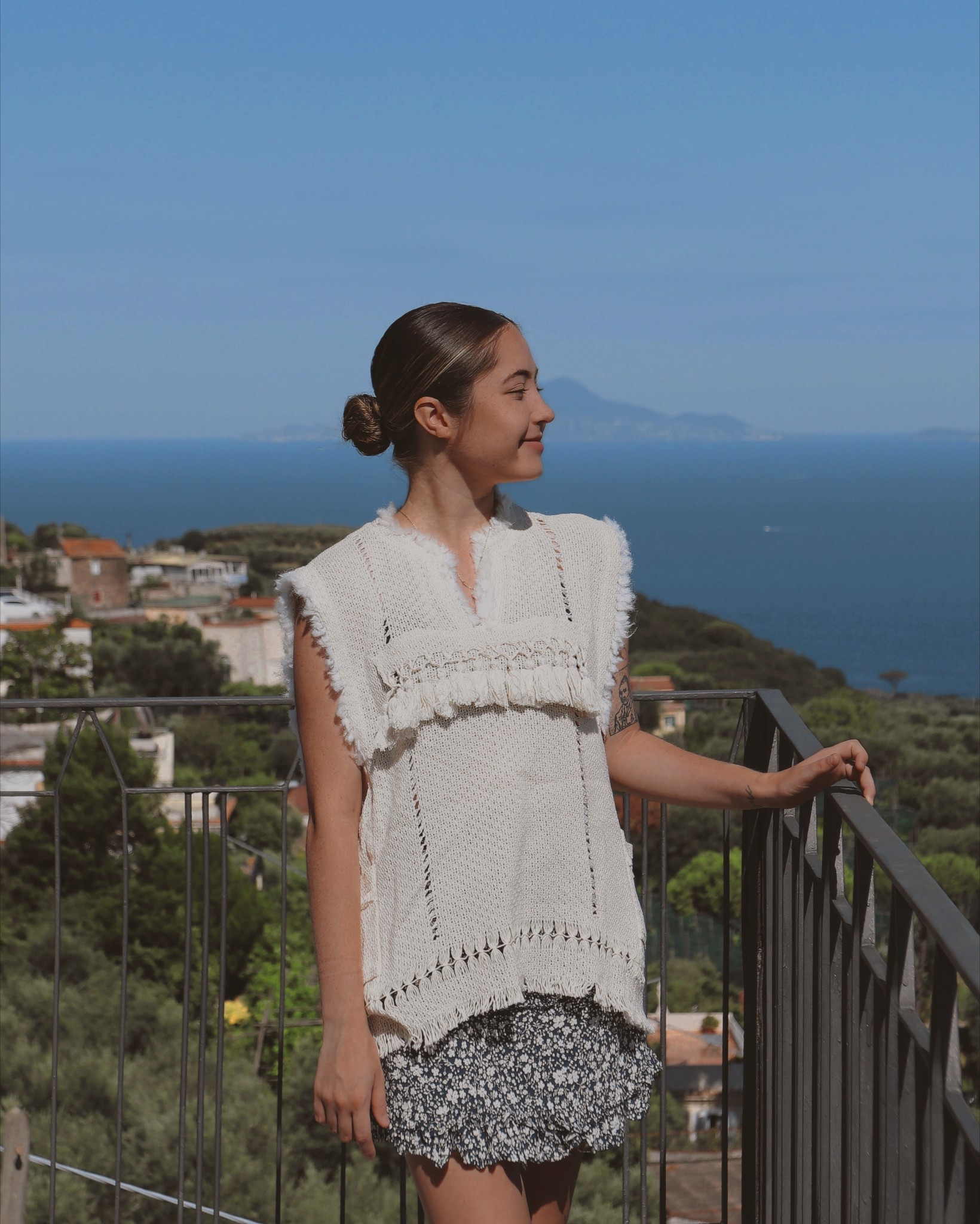 Vintage Isabel Marant sweater vest and floral mini skirt from target! Wore this in sorrento Italy so perfect 

#LTKStyleTip #LTKSummerEdit #LTKTravel