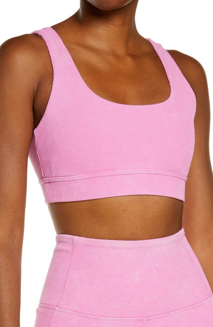 Live In Rib Sports Bra | Nordstrom