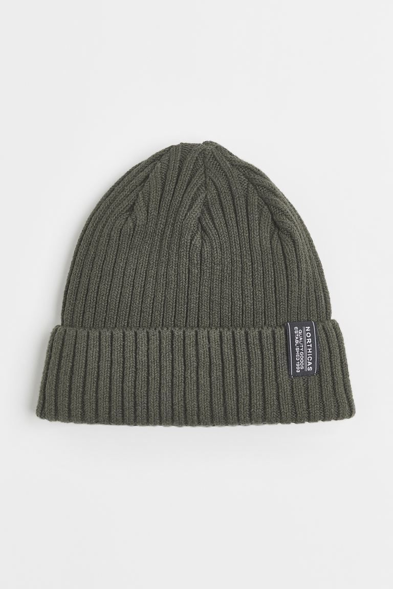 Rib-knit hat | H&M (UK, MY, IN, SG, PH, TW, HK)