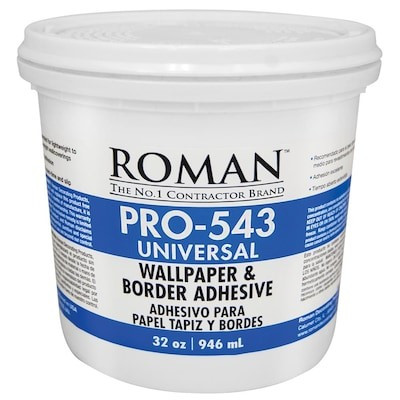 Roman PRO-543 32-oz Liquid Wallpaper Adhesive Lowes.com | Lowe's